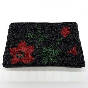 🎄10”x6” beautiful vintage beaded evening clutch